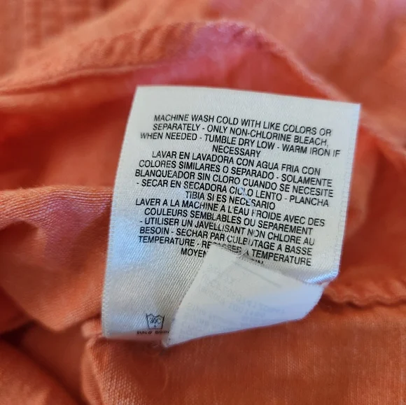 100% cotton 2x Button Down Blouse - Picture 7 of 10